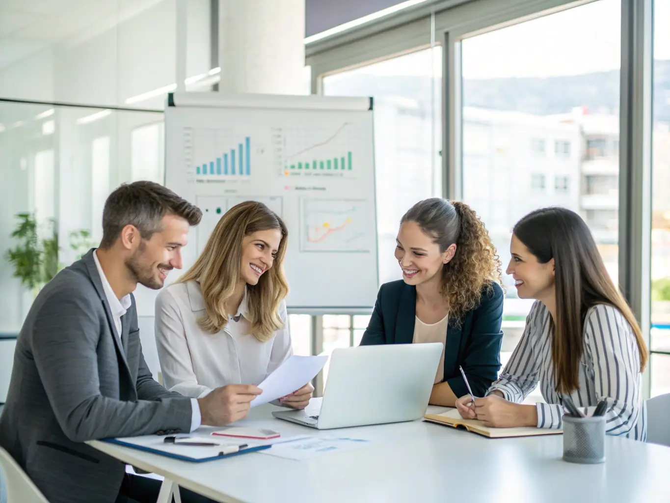 An image showing a diverse group of people discussing financial strategies and insights, symbolizing the accessible and inclusive nature of Cahsoroline.com's financial resources.